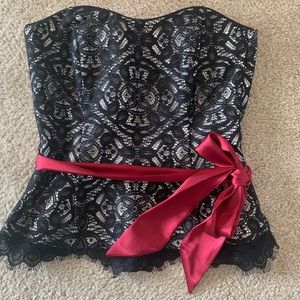 White House Black Market bustier